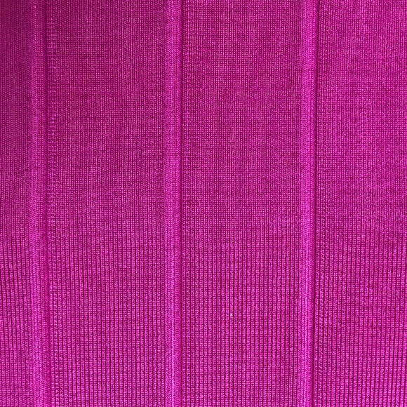 Herve Leger Hot Pink and Gray Bandage Dress Size Small - Picture 14 of 16